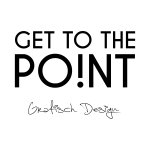 GET TO THE PO!NT Grafisch Design • Boxtel • Noord-Brabant Logo